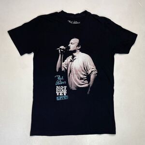 Phil Collins Not Dead Yet Live Tour 2018 Graphic T-shirt Men Small Black Music